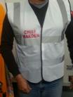 Safety Vest - CHIEF WARDEN - WHITE